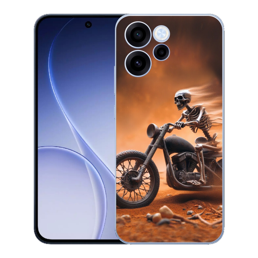 mmCase gélhuzat az Oppo Reno 15 FS 5G-hez – motoros motívummal