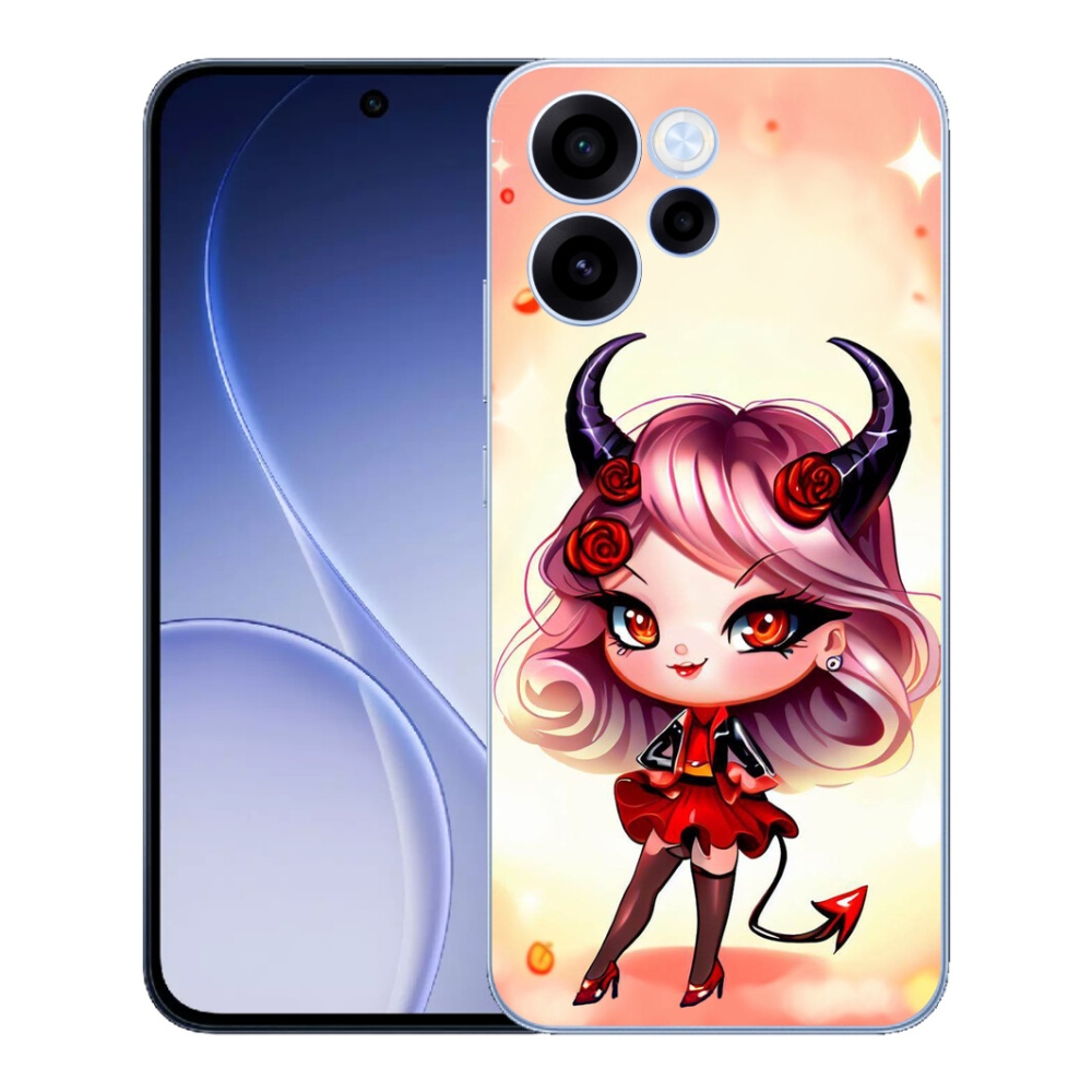mmCase géltok az Oppo Reno 15 FS 5G-hez – rajzolt kis ördögnő