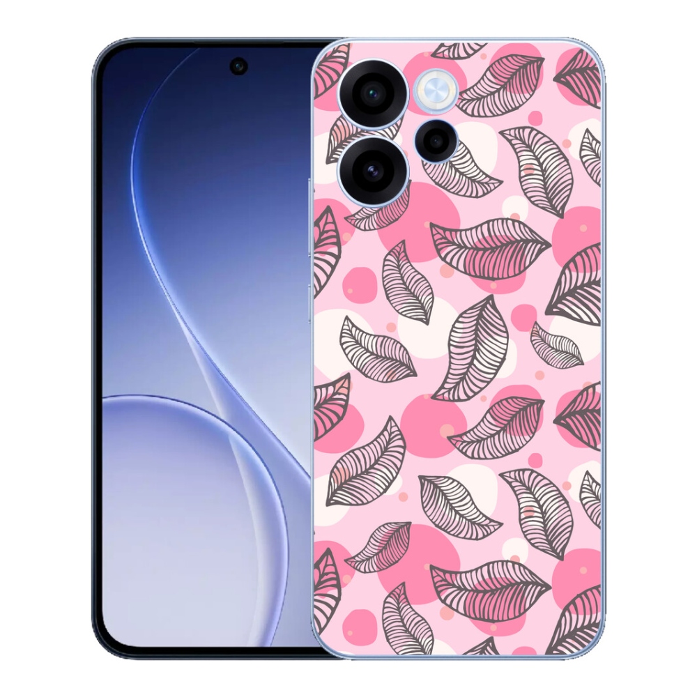 mmCase géltok az Oppo Reno 15 FS 5G-hez – rajzolt hulló levelek