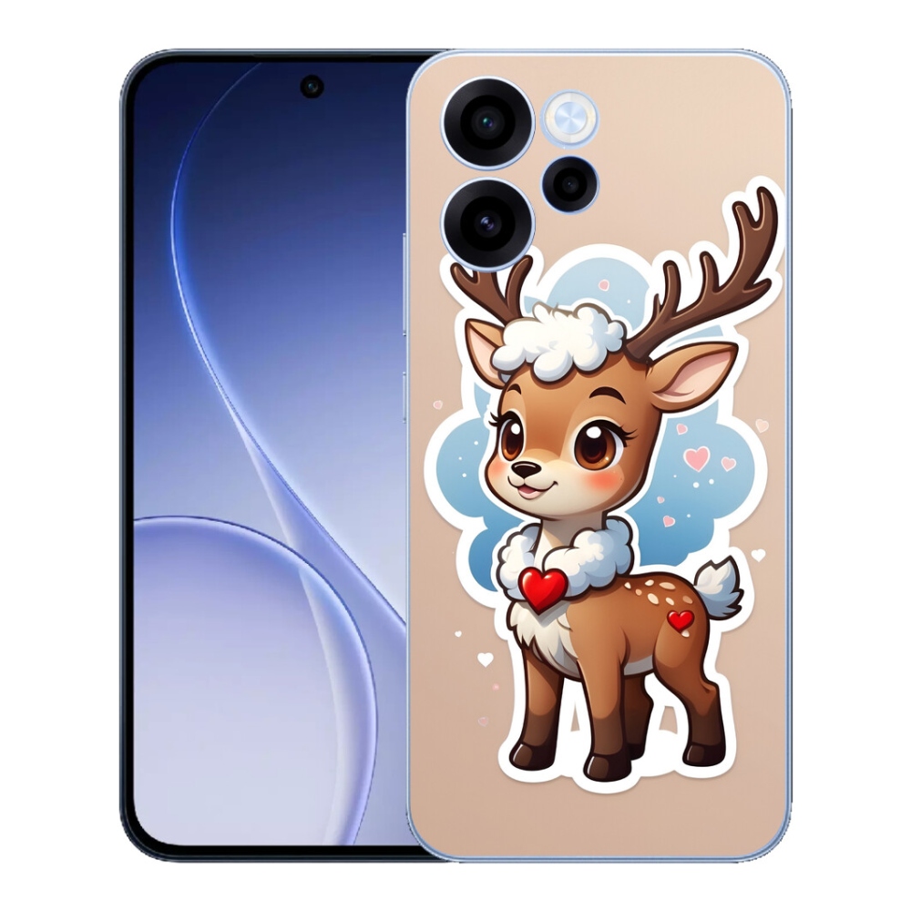 mmCase géltok az Oppo Reno 15 FS 5G-hez – rajzolt rénszarvas