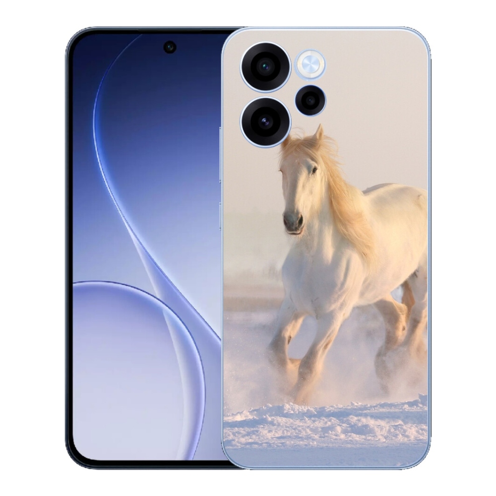 mmCase géltok az Oppo Reno 15 FS 5G-hez – ló a hóban