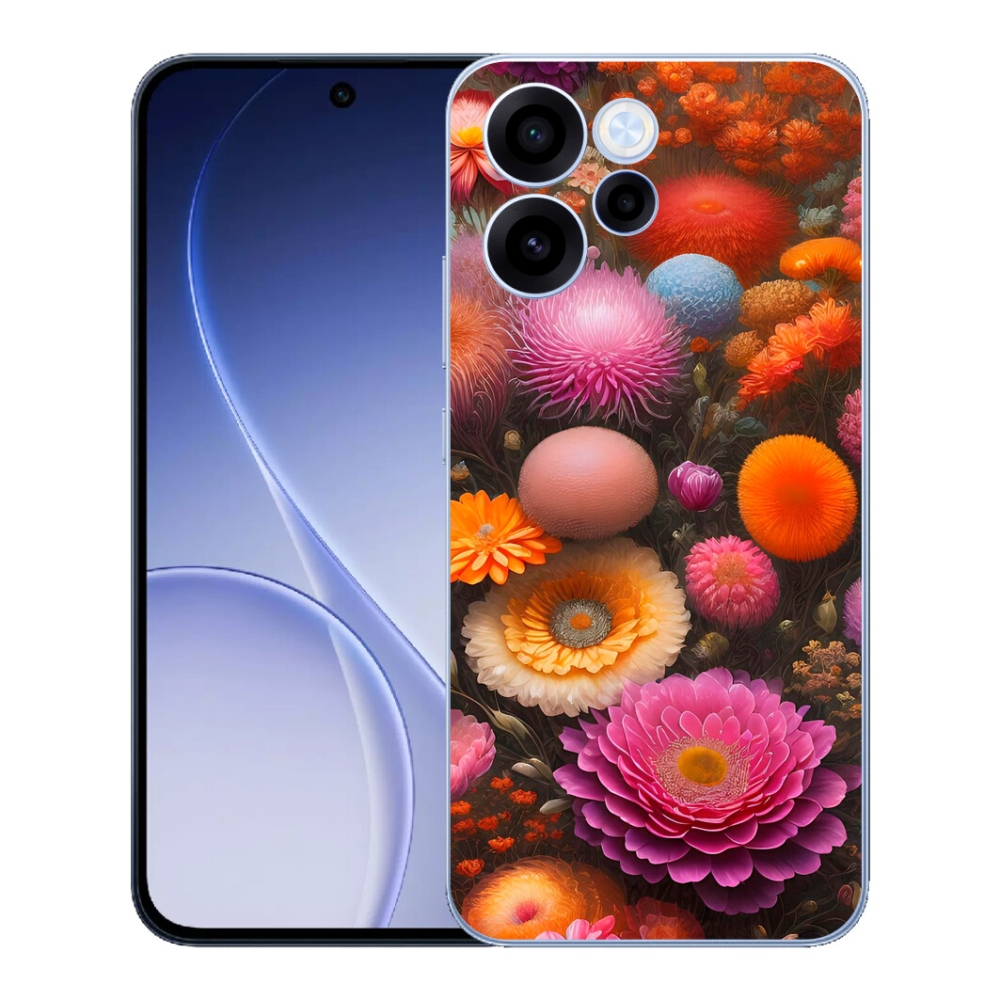 mmCase géltok az Oppo Reno 15 FS 5G-hez – virágkompozíció