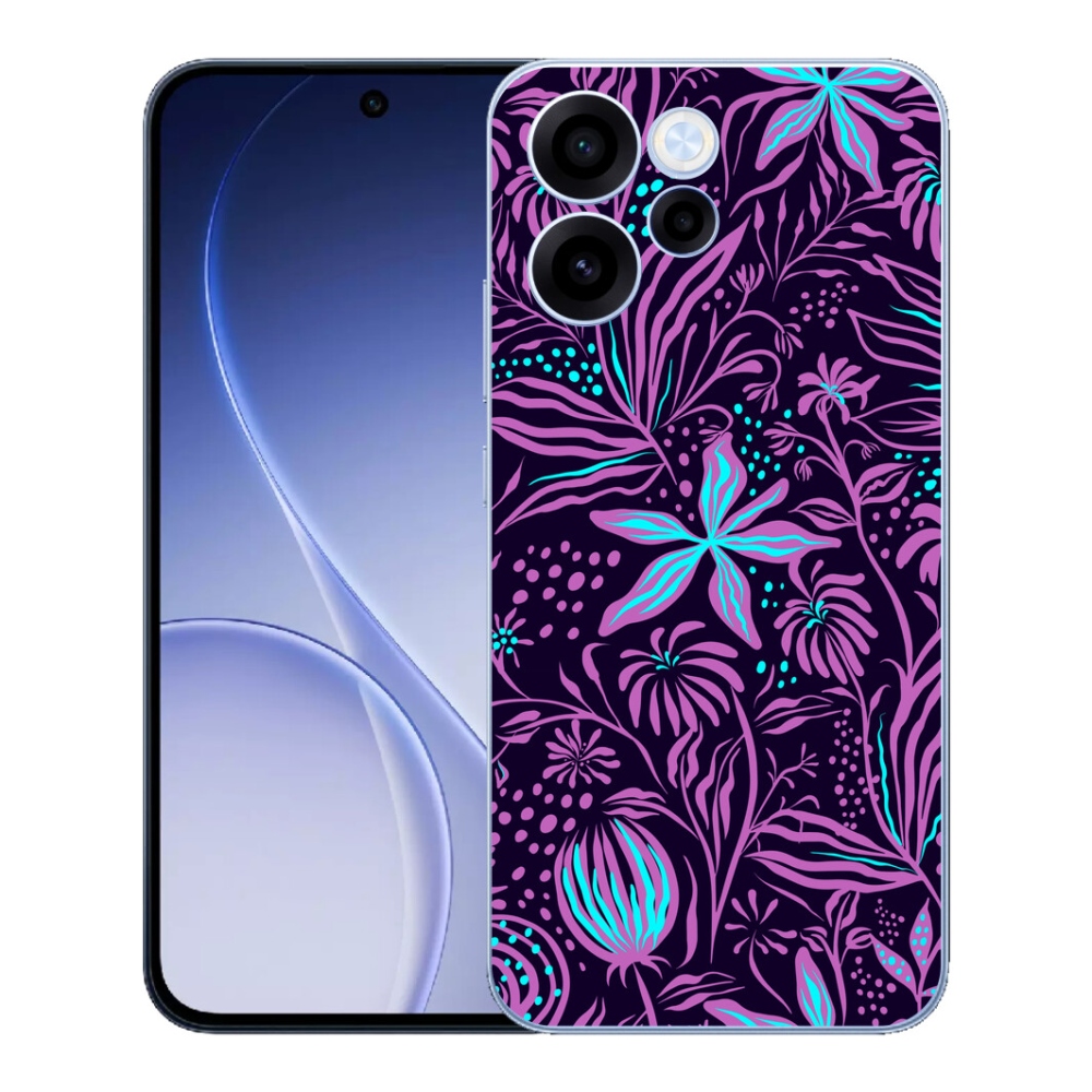 mmCase gél tok az Oppo Reno 15 FS 5G-hez – virágok 2