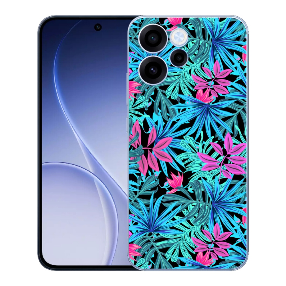 mmCase gél tok az Oppo Reno 15 FS 5G-hez – virágok 3