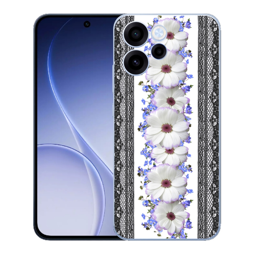 mmCase gél tok az Oppo Reno 15 FS 5G-hez – virágok 8