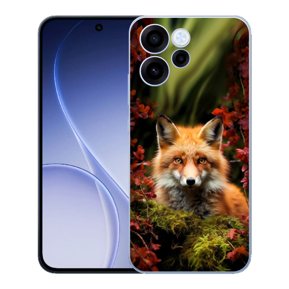 mmCase gélhuzat az Oppo Reno 15 FS 5G-hez – róka az erdőben