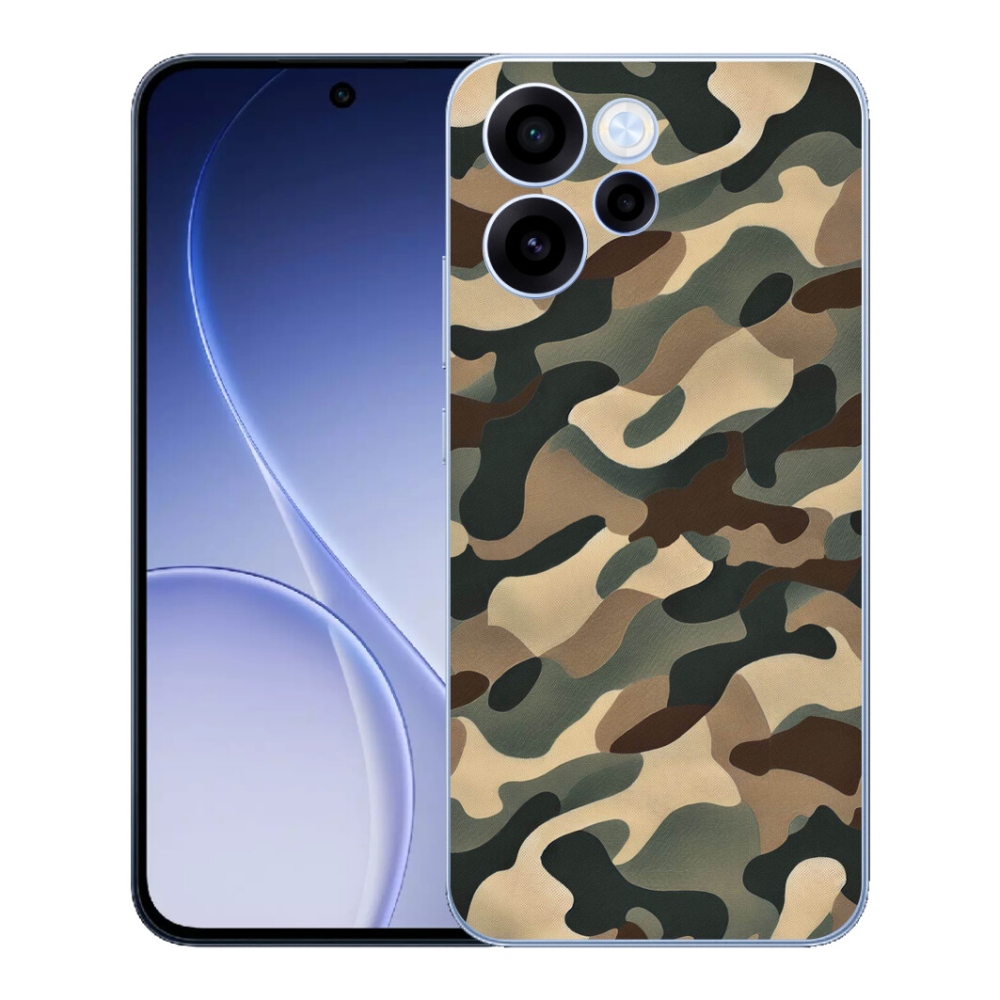 mmCase gél tok az Oppo Reno 15 FS 5G-hez – kamuflázs mintás 11