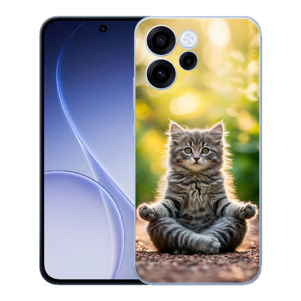 mmCase géltok az Oppo Reno 15 FS 5G-hez – meditáló cica