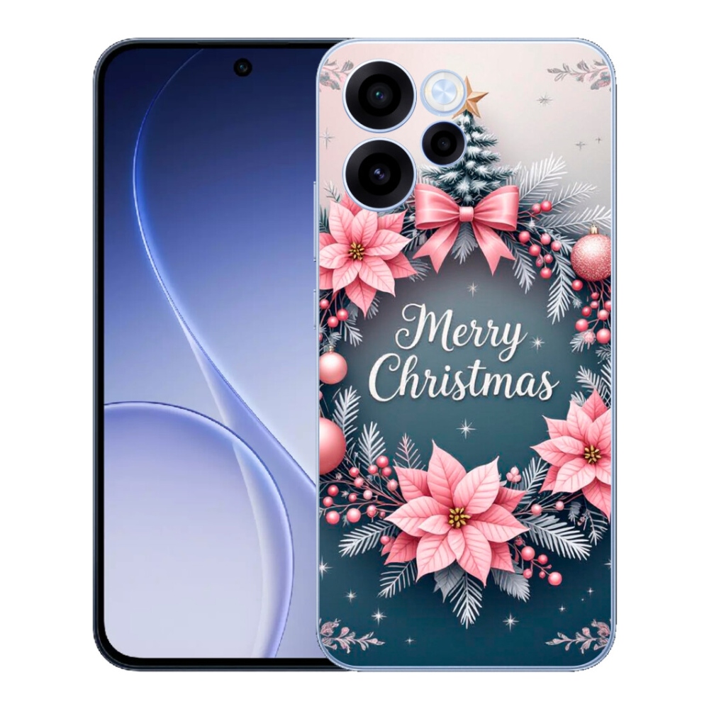 mmCase gélhuzat az Oppo Reno 15 FS 5G-hez – boldog karácsonyt
