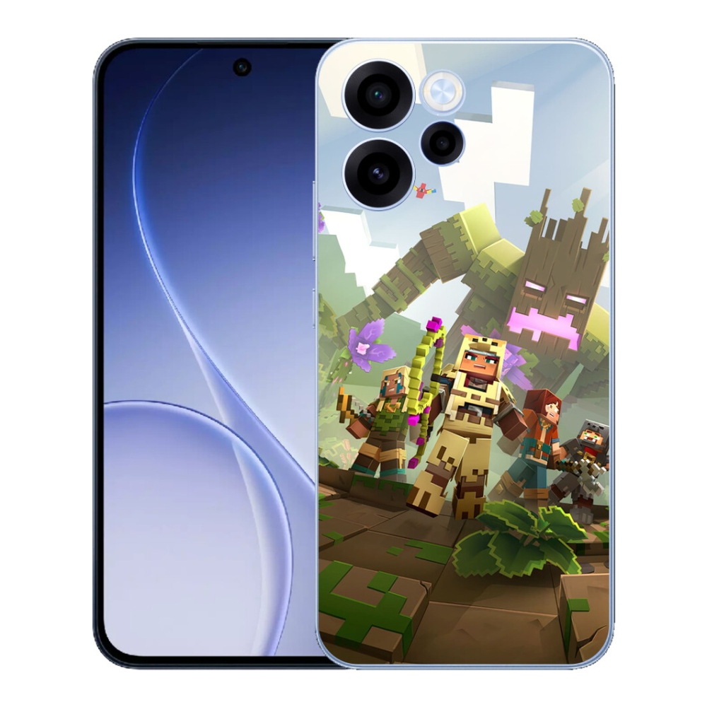 mmCase gél tok az Oppo Reno 15 FS 5G-hez – Minecraft 1