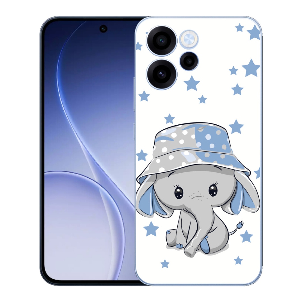 mmCase géltok az Oppo Reno 15 FS 5G-hez – kék elefánt