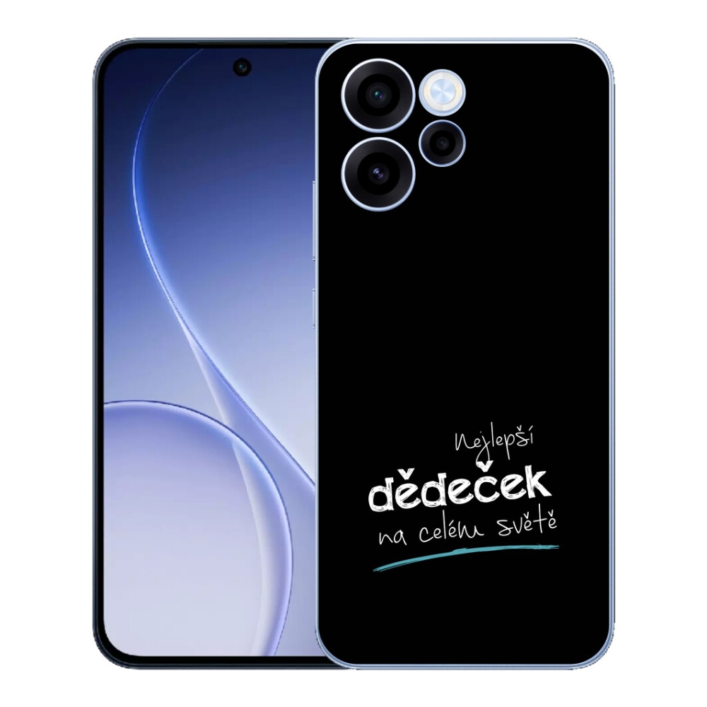 mmCase gél tok az Oppo Reno 15 FS 5G-hez – a legjobb „nagypapa 3” fekete háttérrel