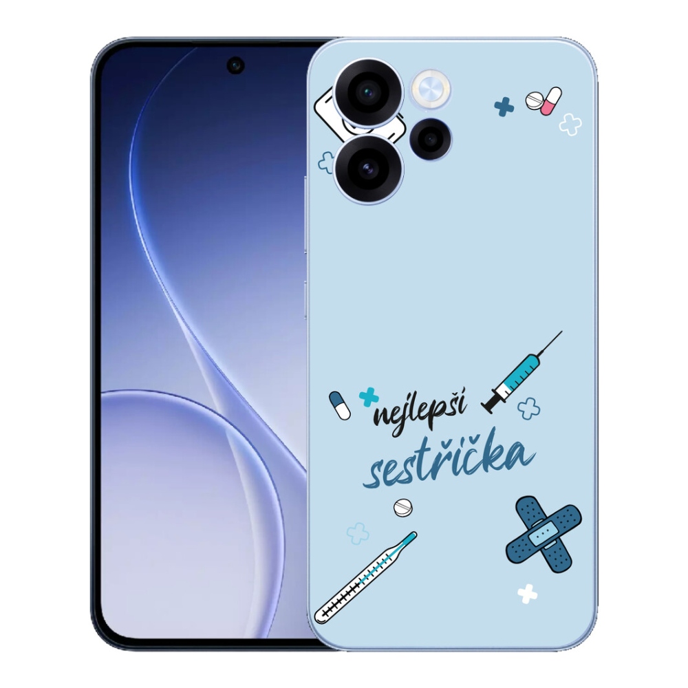 mmCase gél tok az Oppo Reno 15 FS 5G-hez – a legjobb kiegészítő kék háttérrel