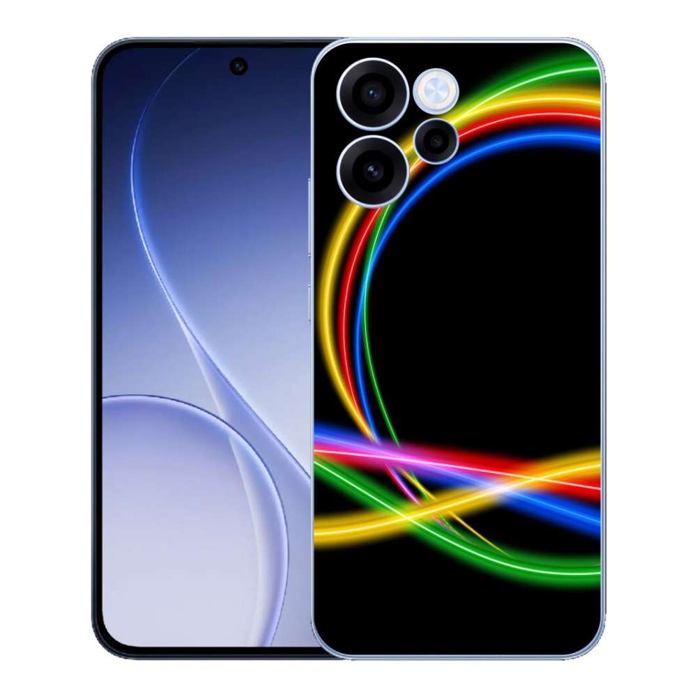 mmCase gélhuzat az Oppo Reno 15 FS 5G-hez – neonkörök