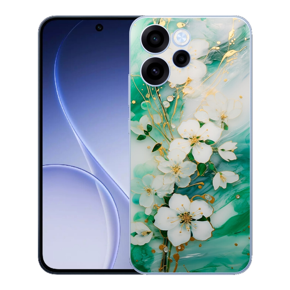 mmCase gél tok az Oppo Reno 15 FS 5G-hez – finom virágok
