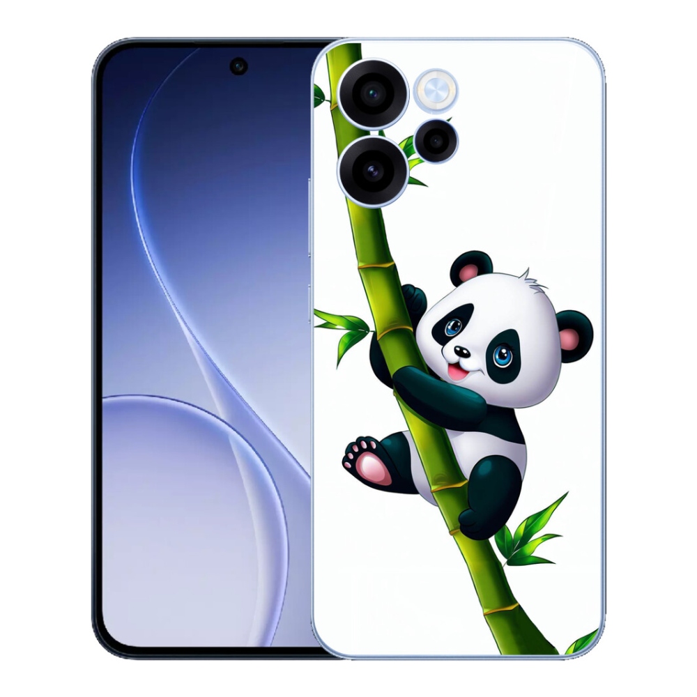 mmCase gélhuzat az Oppo Reno 15 FS 5G-hez – panda bambuszágon