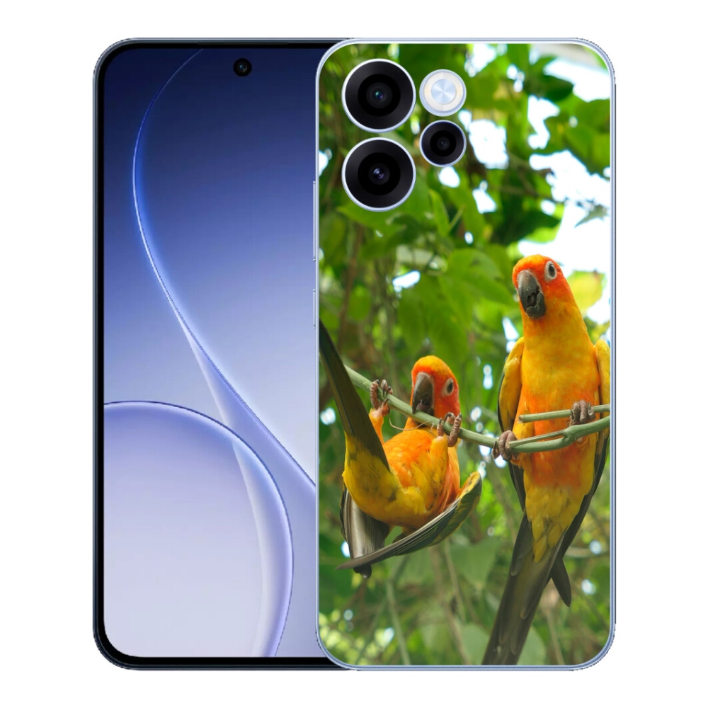 mmCase géltok az Oppo Reno 15 FS 5G-hez – papagájok és aratingák
