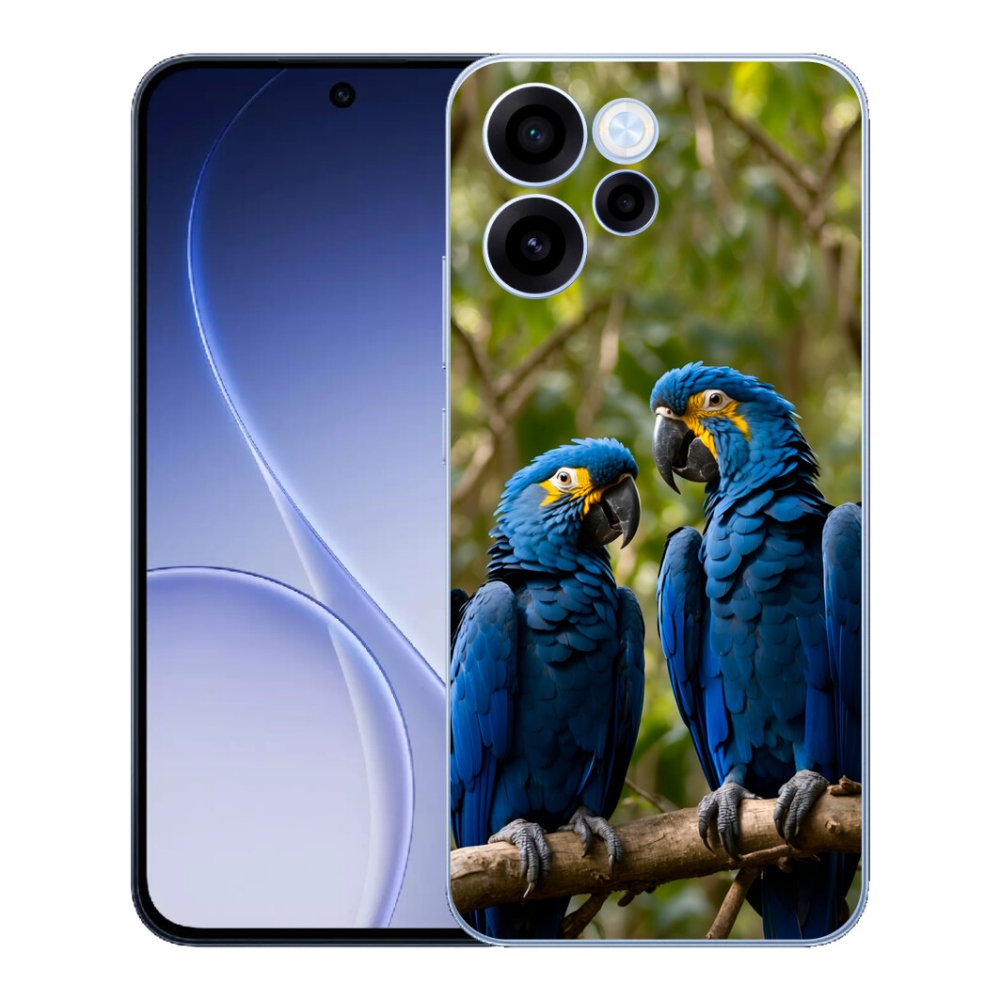 mmCase gélhuzat az Oppo Reno 15 FS 5G-hez – papagáj-duó