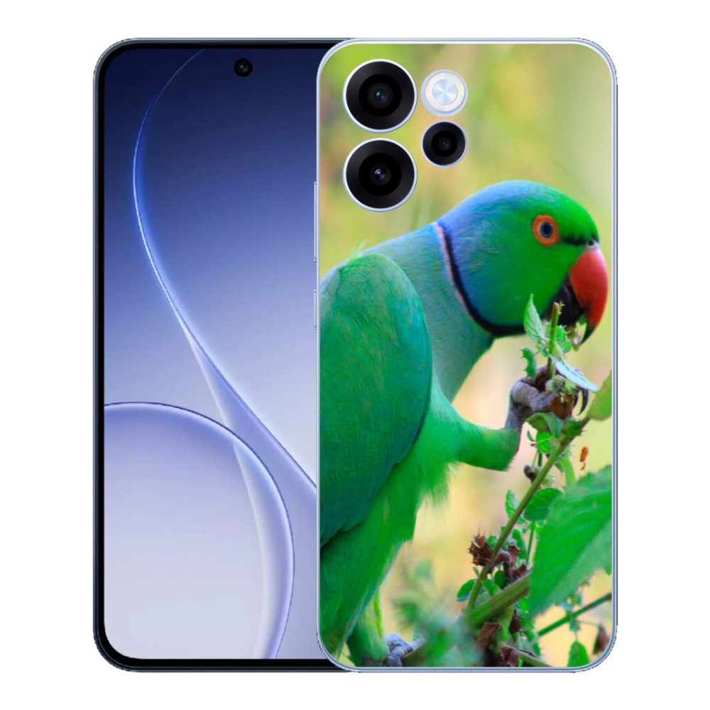 mmCase gélhuzat az Oppo Reno 15 FS 5G-hez – alexandri papagáj
