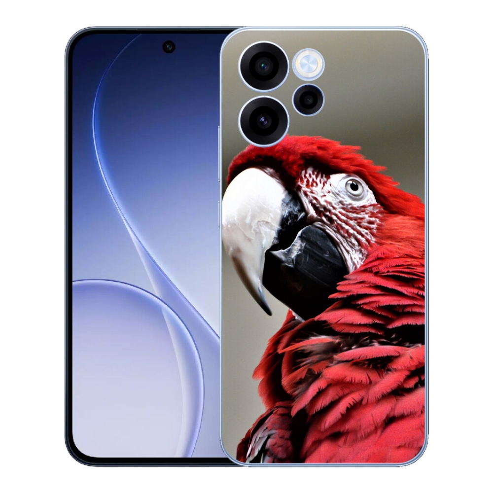 mmCase géltok az Oppo Reno 15 FS 5G-hez – vörös ara papagáj