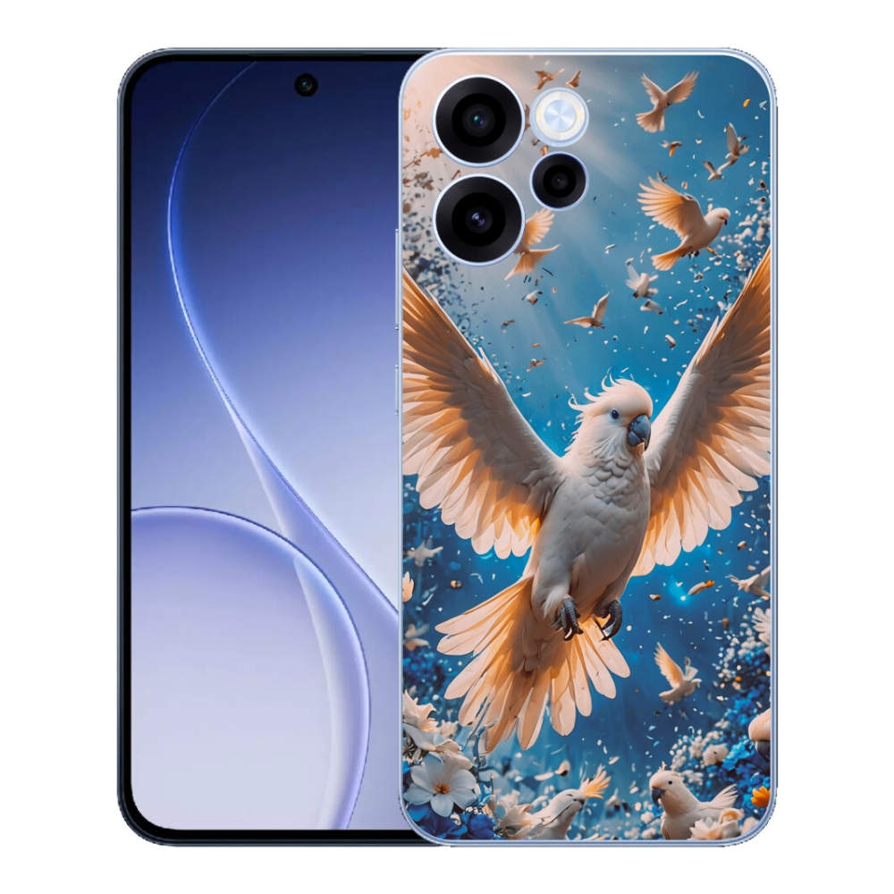 mmCase géltok az Oppo Reno 15 FS 5G-hez – kakadu papagáj