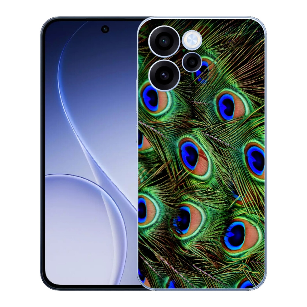 mmCase géltok az Oppo Reno 15 FS 5G-hez – páva toll
