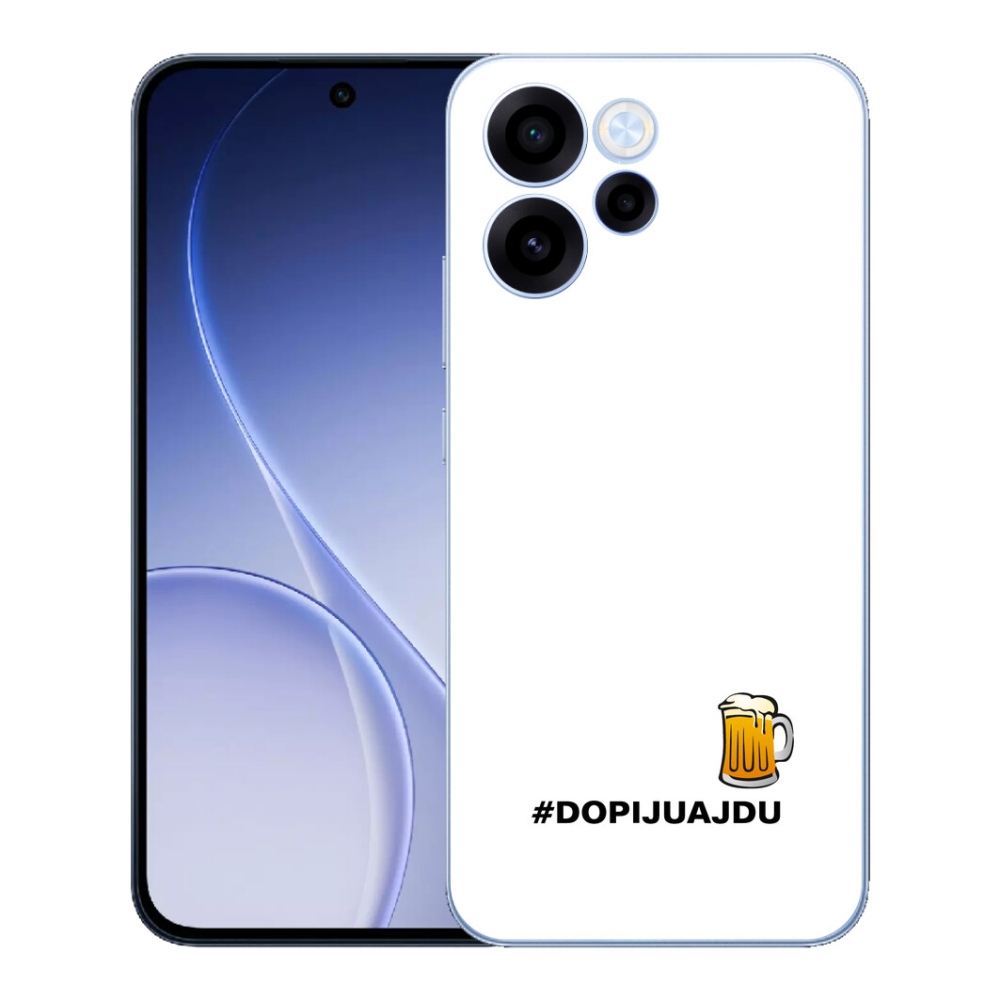 mmCase géltok az Oppo Reno 15 FS 5G-hez – sörös motívum, 1 db, fehér háttérrel