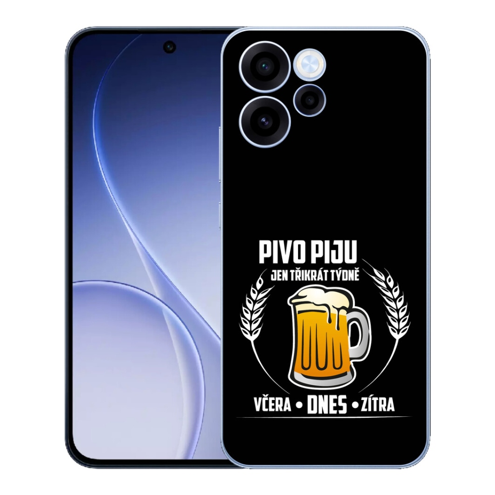 mmCase géltok az Oppo Reno 15 FS 5G-hez – sörös motívum, fekete háttér