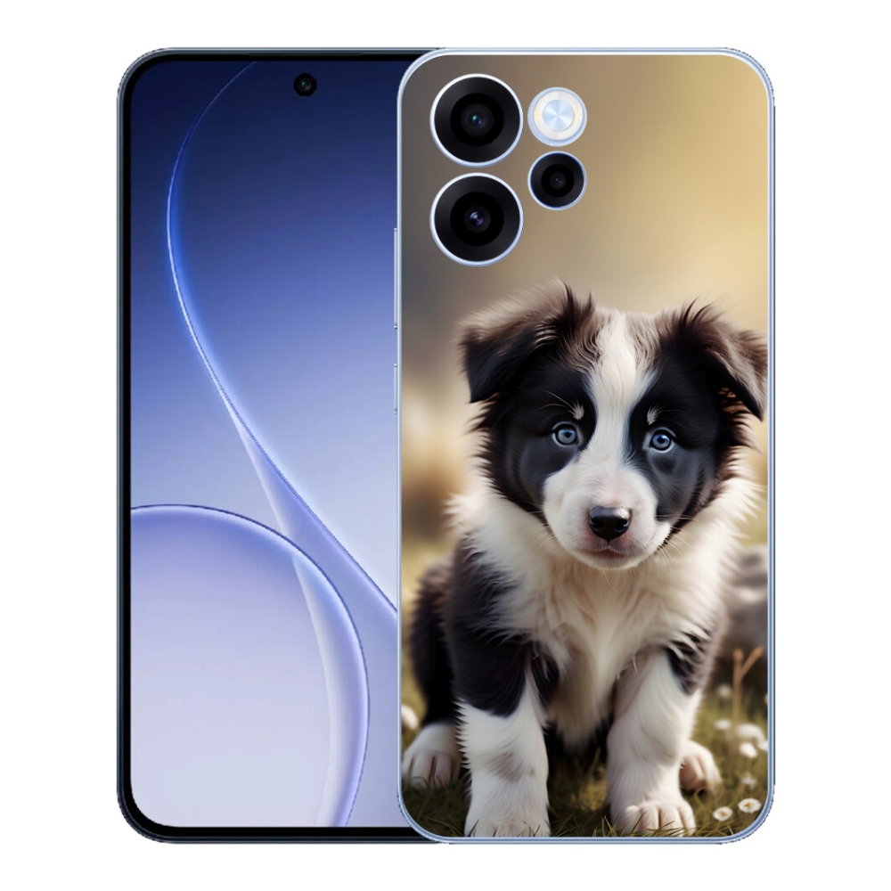 mmCase gél tok az Oppo Reno 15 FS 5G-hez – aranyos border collie