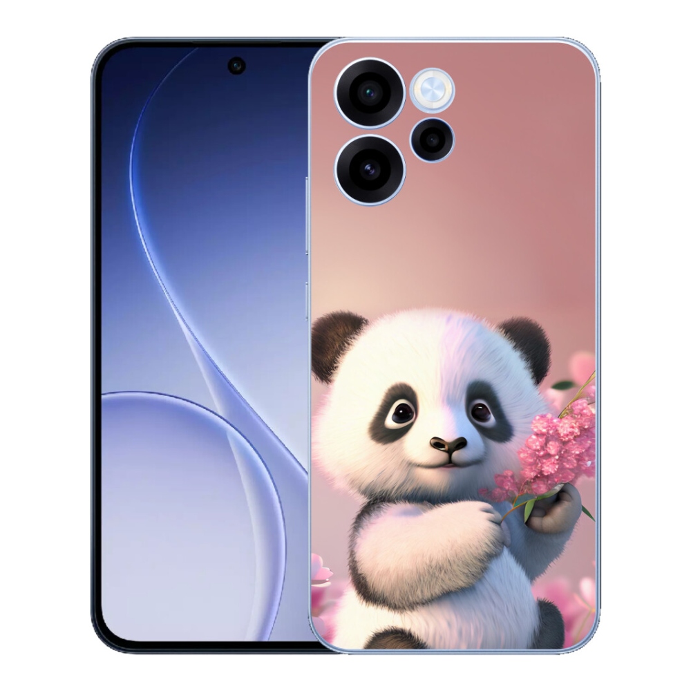 mmCase gél tok az Oppo Reno 15 FS 5G-hez – aranyos panda