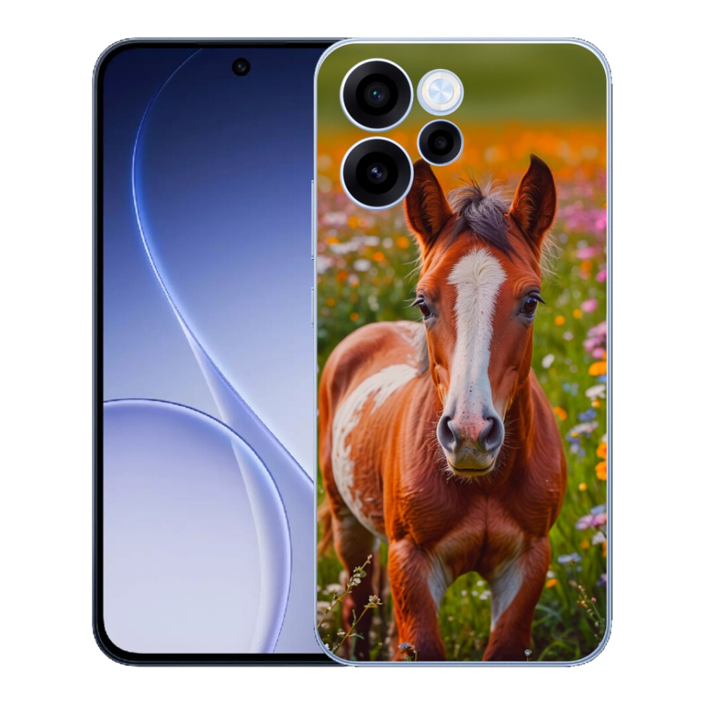 mmCase gél tok az Oppo Reno 15 FS 5G-hez – aranyos csikó