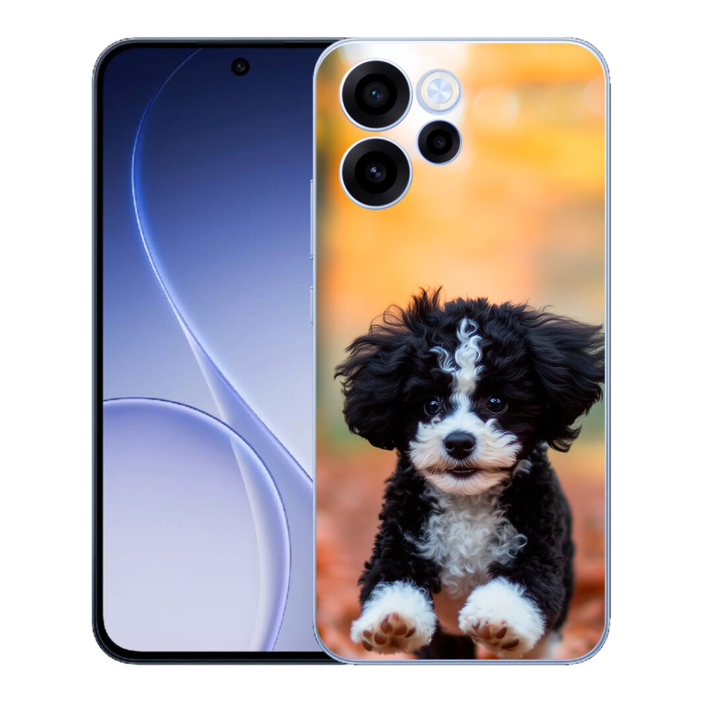 mmCase gél tok az Oppo Reno 15 FS 5G-hez – aranyos kiskutya 2