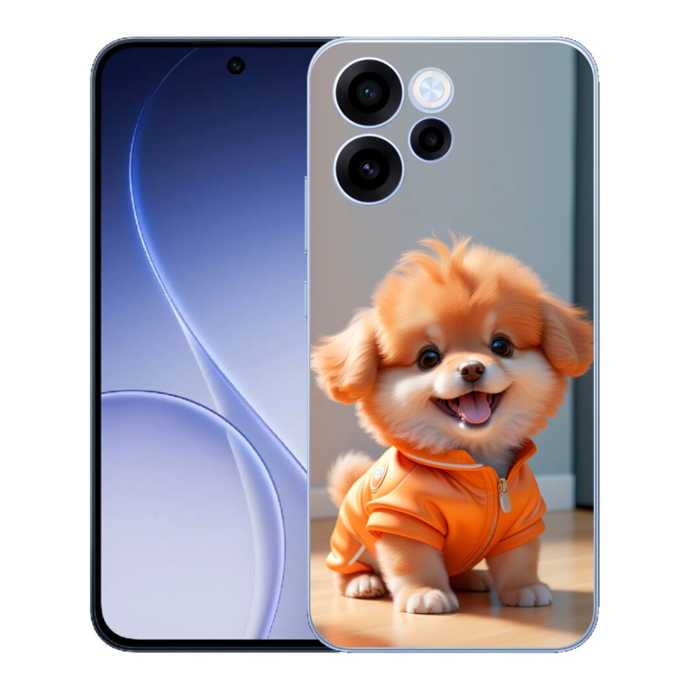 mmCase géltok az Oppo Reno 15 FS 5G-hez – aranyos pomerániai pulóverben