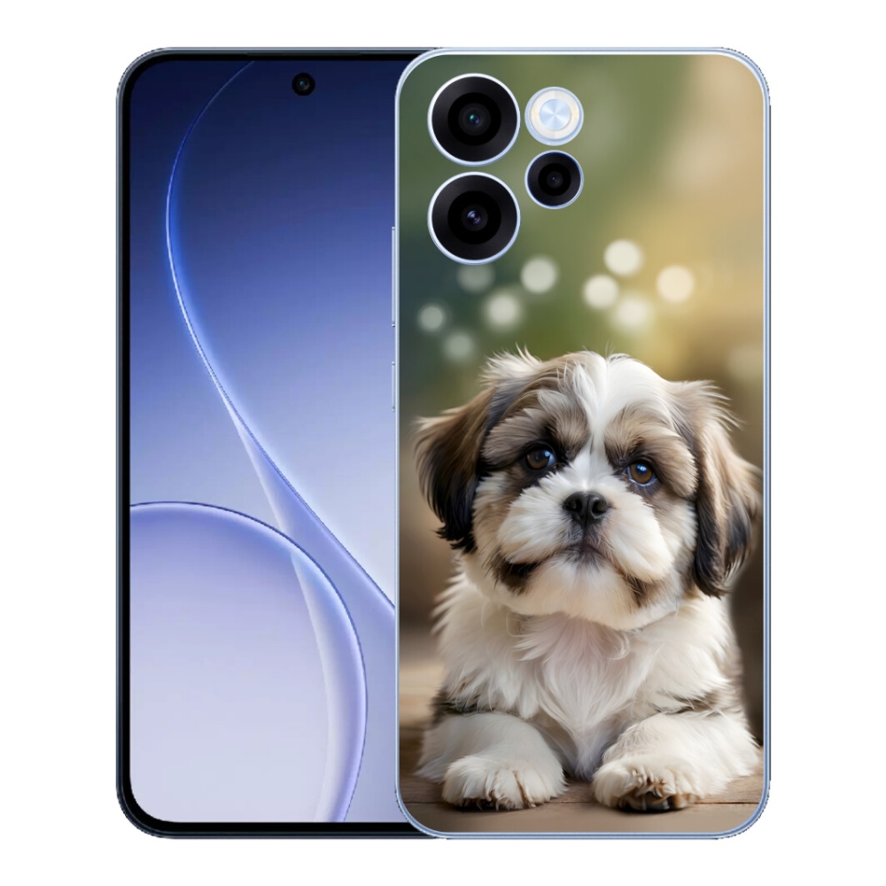 mmCase gél tok az Oppo Reno 15 FS 5G-hez – aranyos shih-tzu