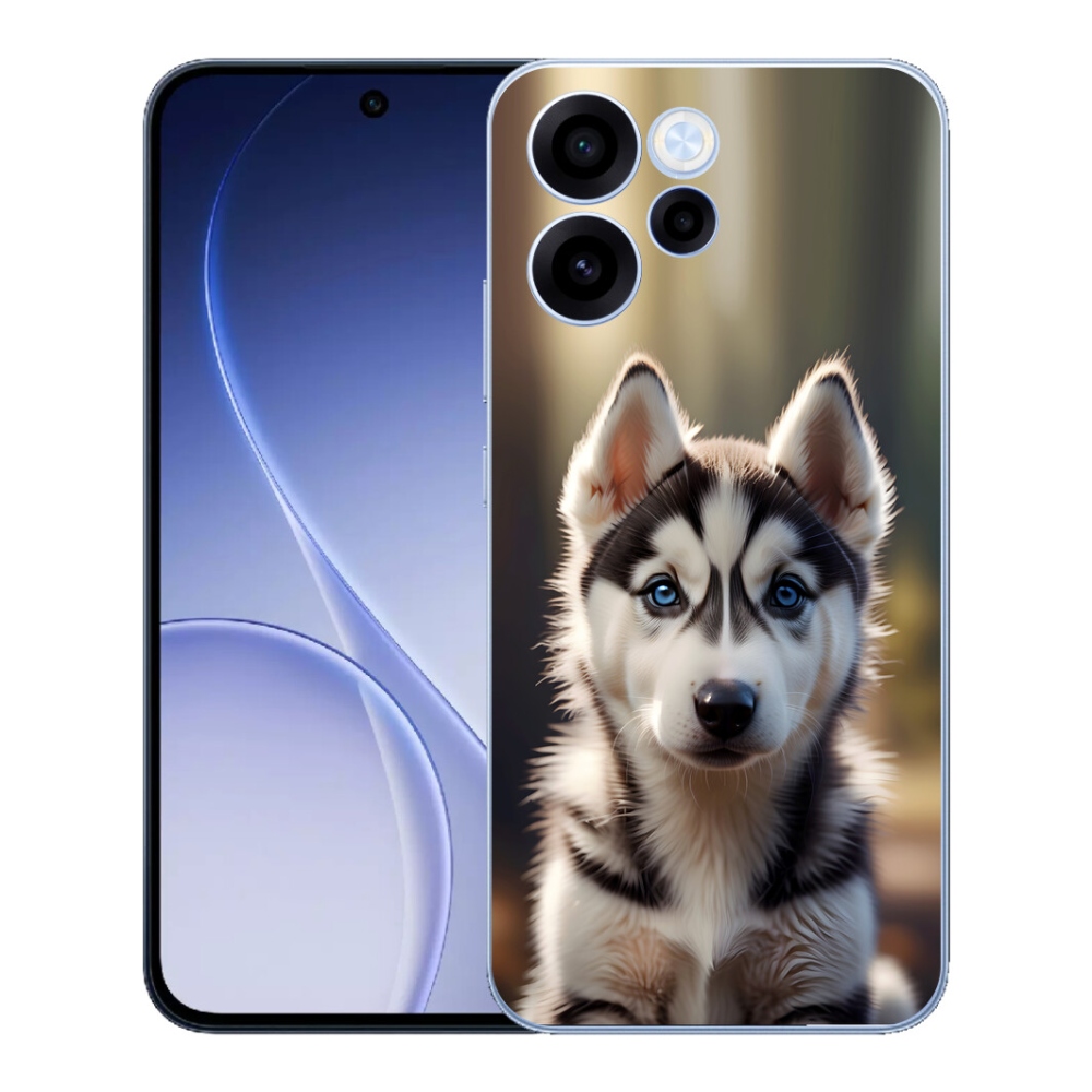 mmCase géltok az Oppo Reno 15 FS 5G-hez – aranyos szibériai husky