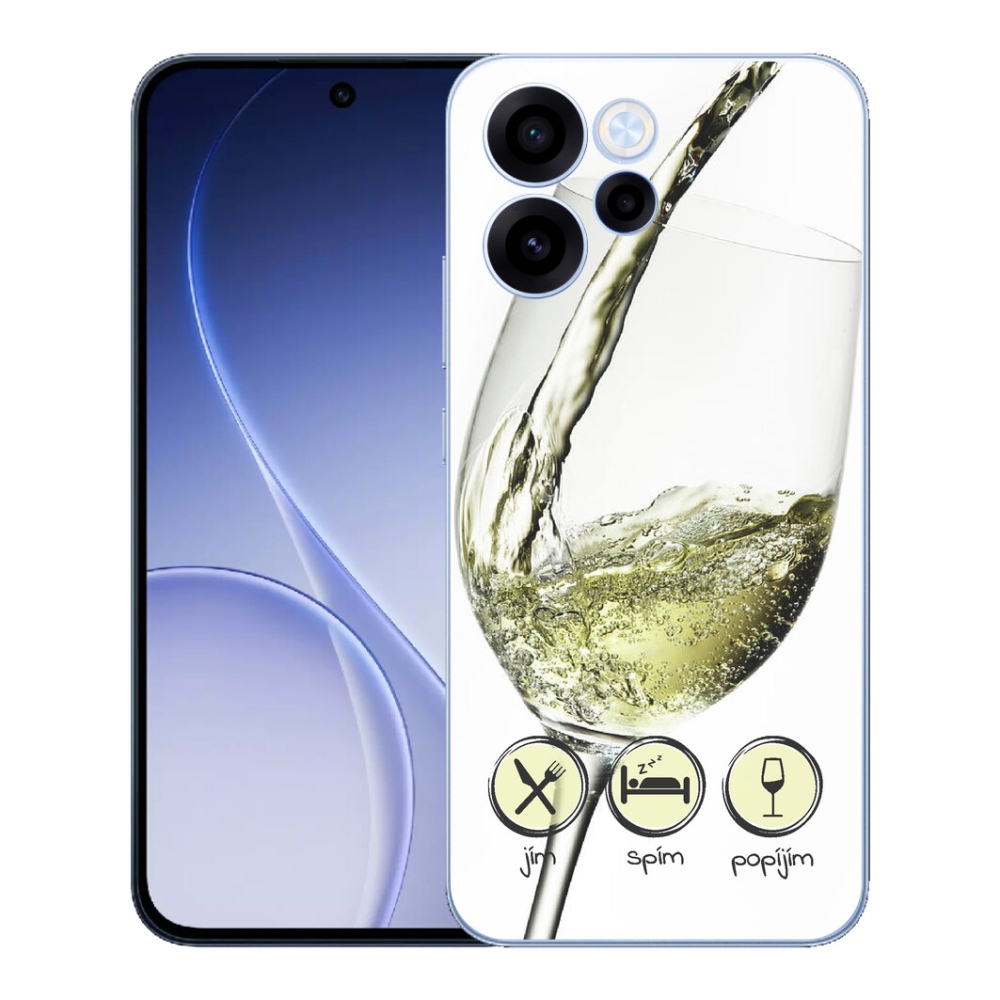 mmCase géltok az Oppo Reno 15 FS 5G-hez – fehérboros pohár