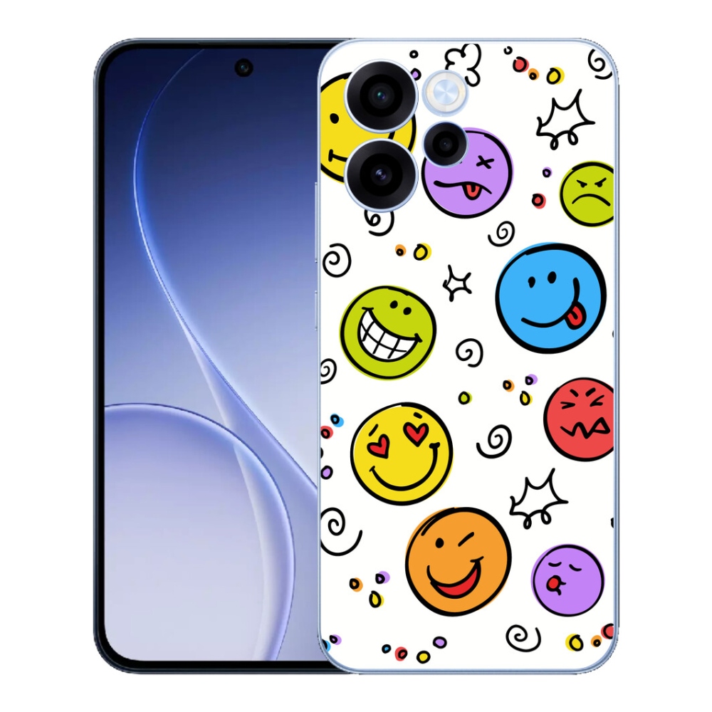 mmCase géltok az Oppo Reno 15 FS 5G-hez – smiley-k