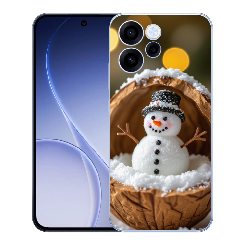 mmCase gélhuzat az Oppo Reno 15 FS 5G-hez – hóember 4