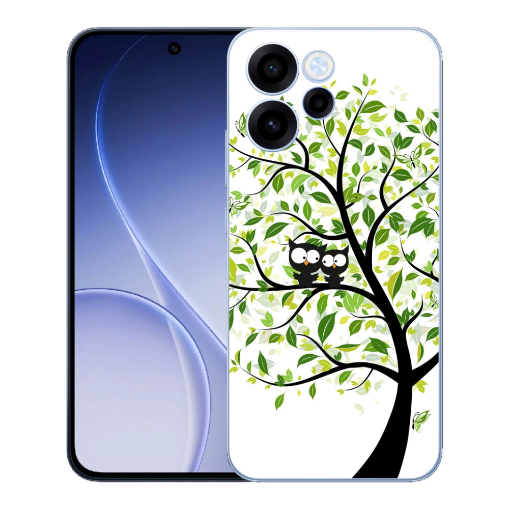 mmCase gél tok az Oppo Reno 15 FS 5G-hez – baglyok a fán