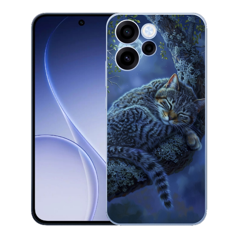 mmCase géltok az Oppo Reno 15 FS 5G-hez – alvó macska