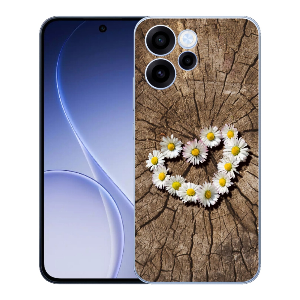mmCase géltok az Oppo Reno 15 FS 5G-hez – margaréta mintás