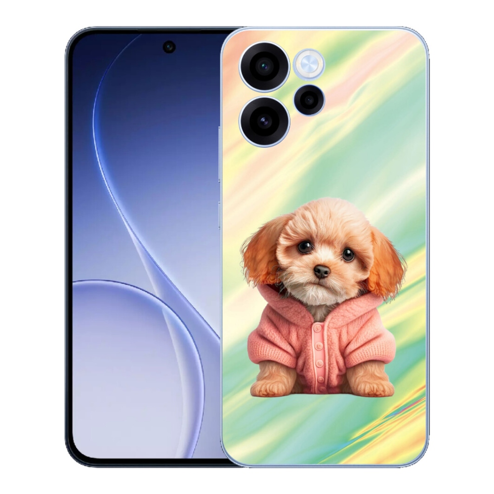 mmCase géltok az Oppo Reno 15 FS 5G-hez – pulóveres kiskutya