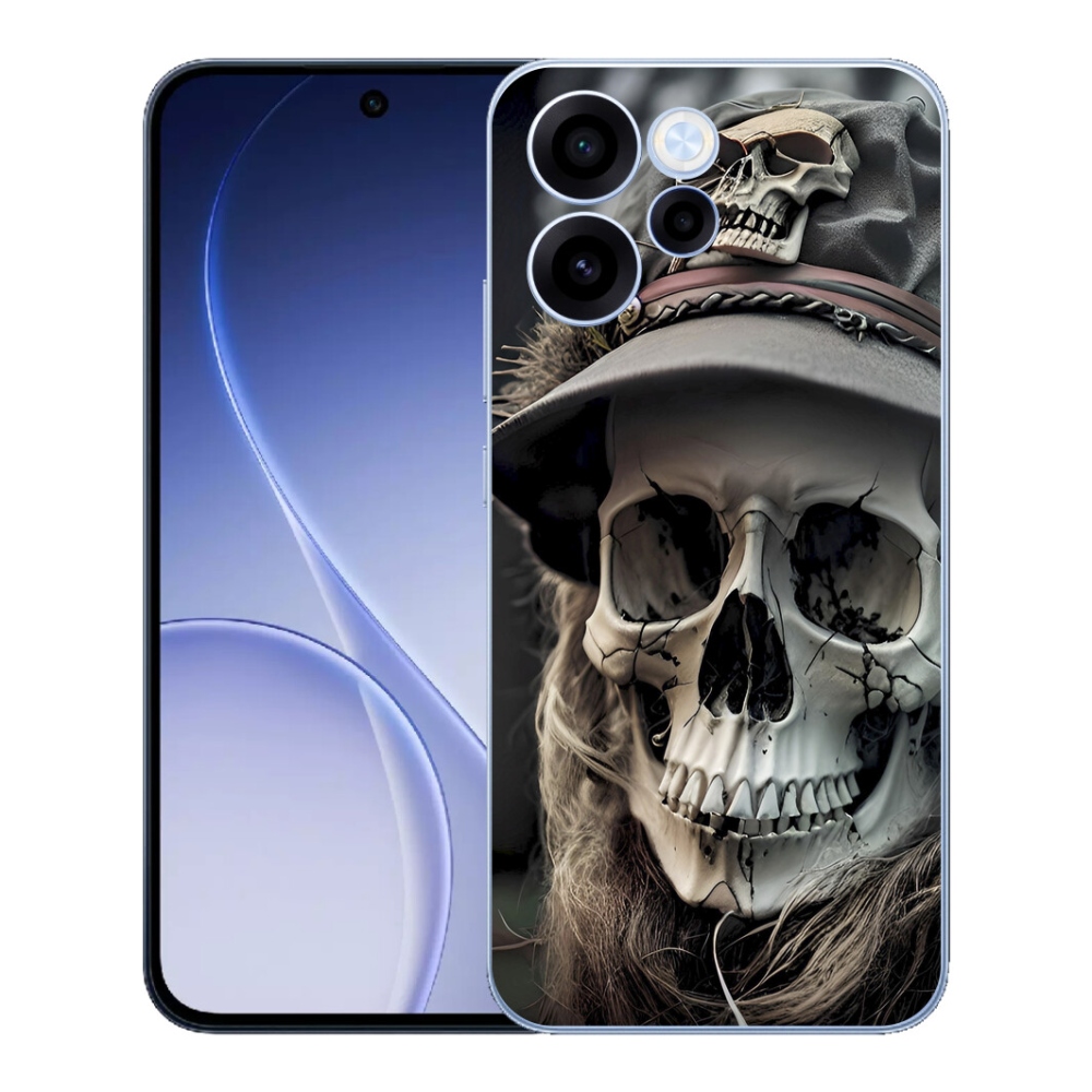 mmCase géltok az Oppo Reno 15 FS 5G-hez – sötét koponya