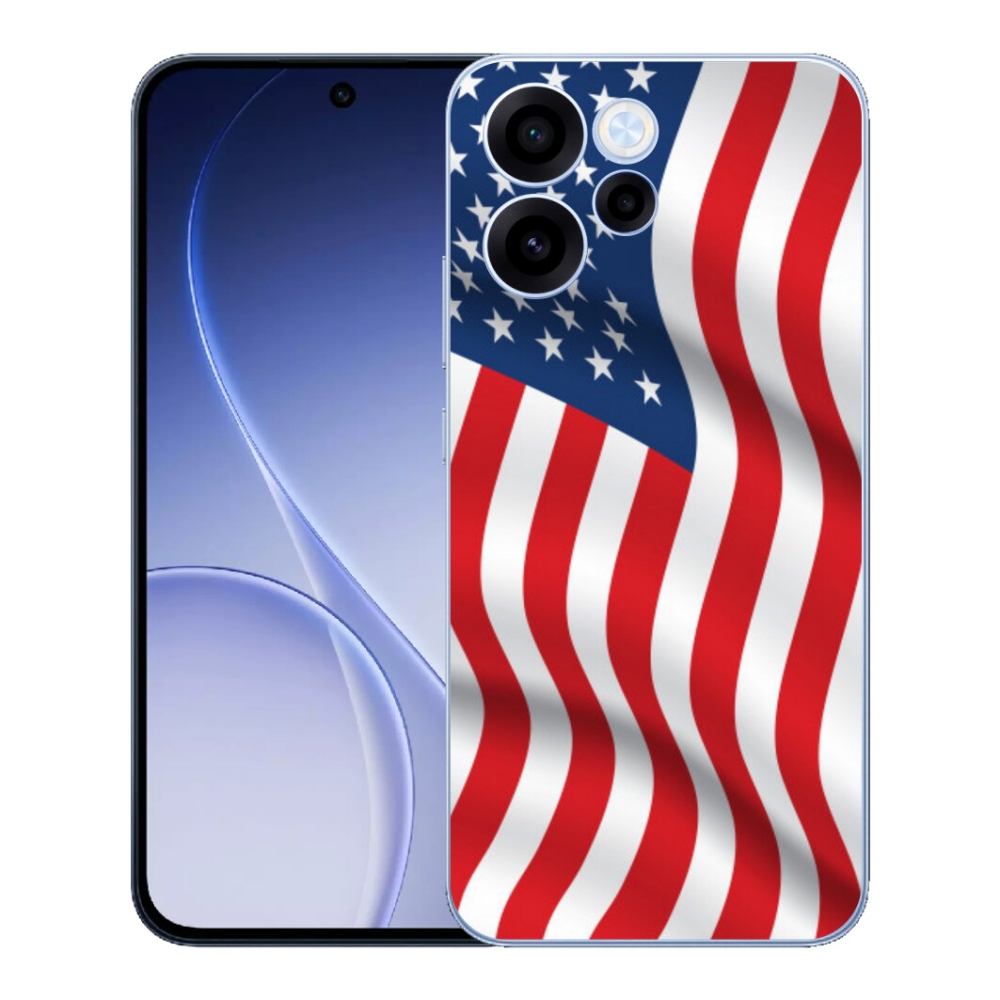 mmCase géltok az Oppo Reno 15 FS 5G-hez – amerikai zászló