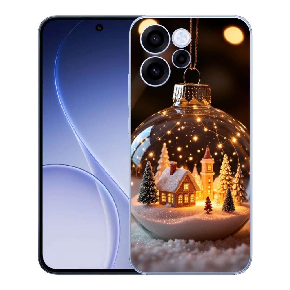 mmCase gél tok az Oppo Reno 15 FS 5G-hez – karácsonyi gömb 3