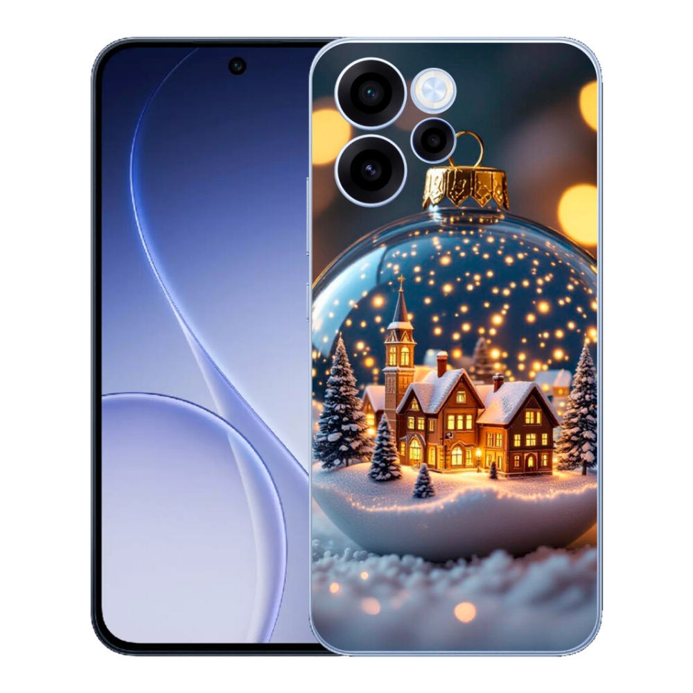 mmCase gél tok az Oppo Reno 15 FS 5G-hez – karácsonyi gömb 4