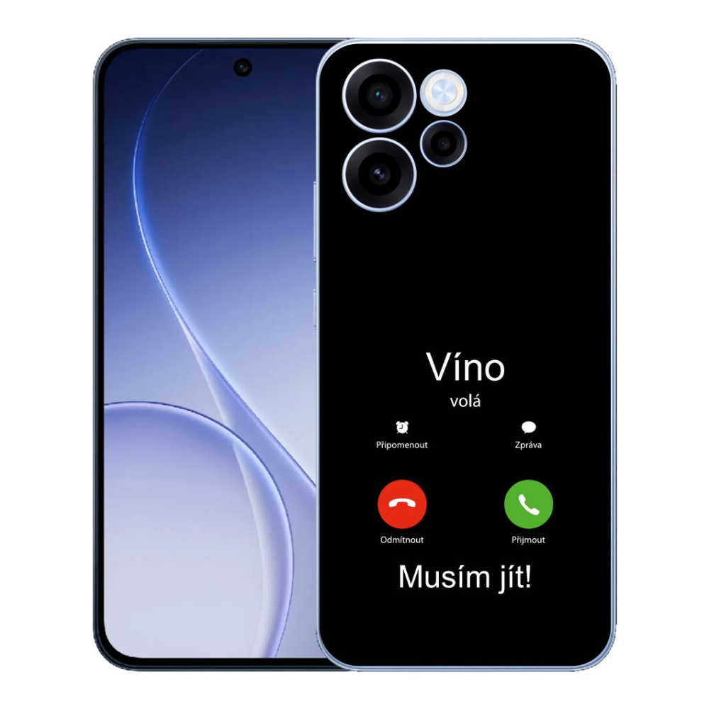 mmCase géltok az Oppo Reno 15 FS 5G-hez – borvörös, fekete háttérrel