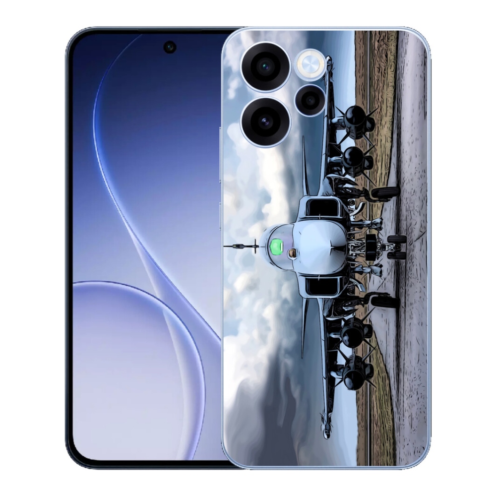 mmCase géltok az Oppo Reno 15 FS 5G-hez – katonai repülőgép