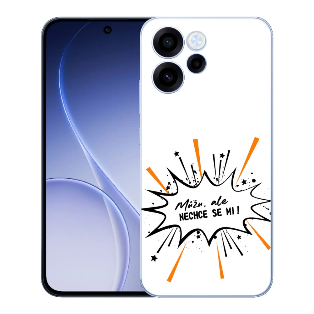 mmCase géltok az Oppo Reno 15 FS 5G-hez – vicces felirat, 11, fehér háttér