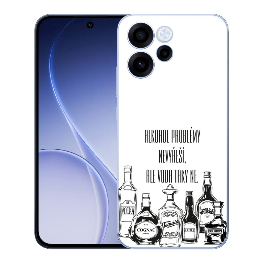 mmCase géltok az Oppo Reno 15 FS 5G-hez – vicces felirat fehér háttérrel